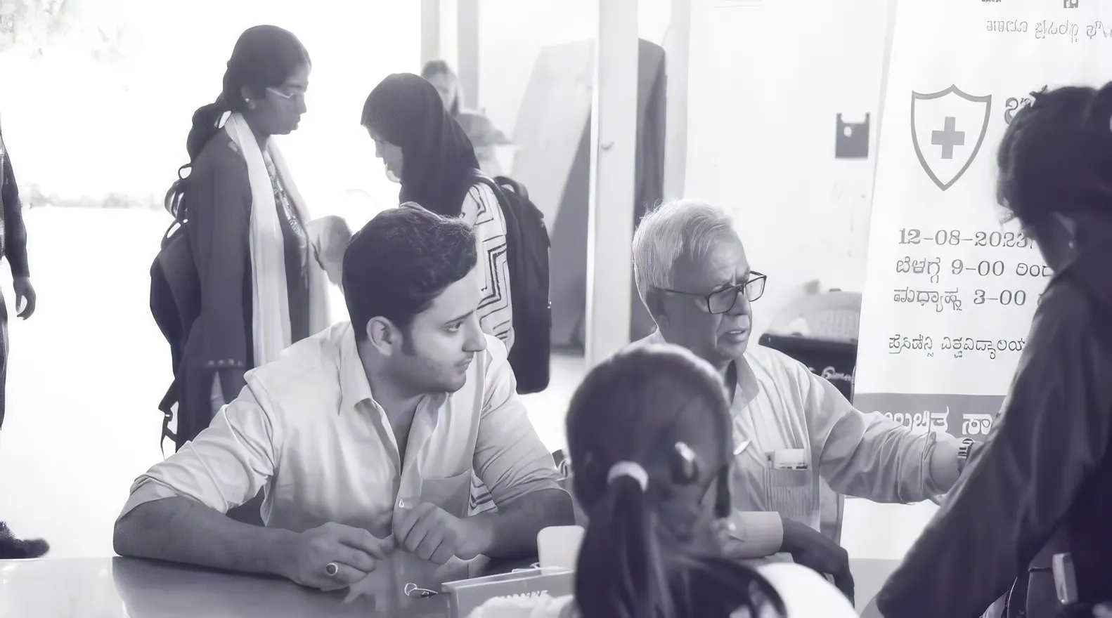 Health screening at a Presidency Foundation camp